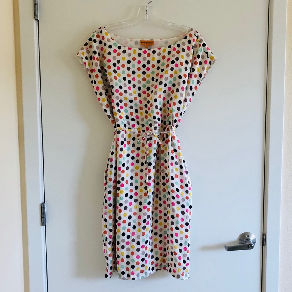 Roberta Roller Rabbit Freymann Polka Dot Silk EUC